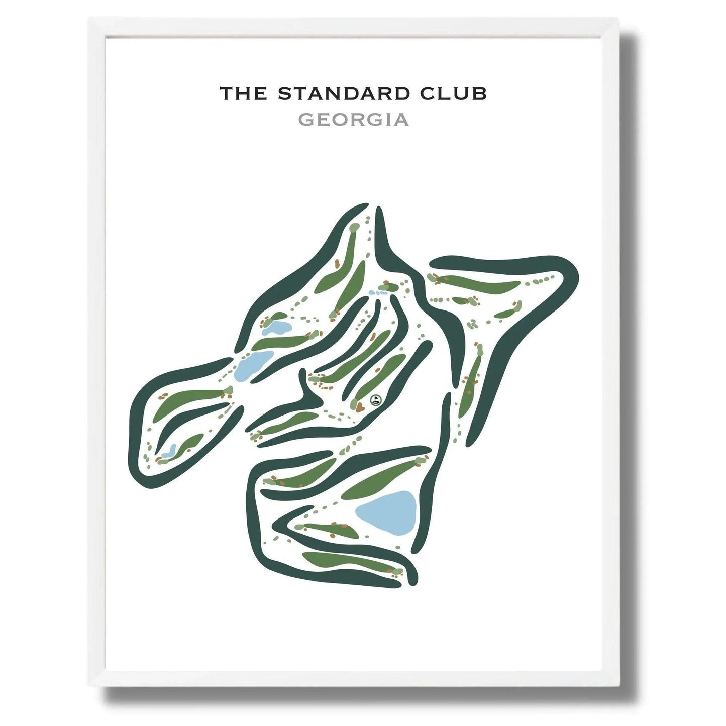 The Standard Club, Georgia - Printed Golf Courses