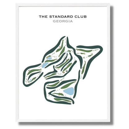 The Standard Club, Georgia - Printed Golf Courses