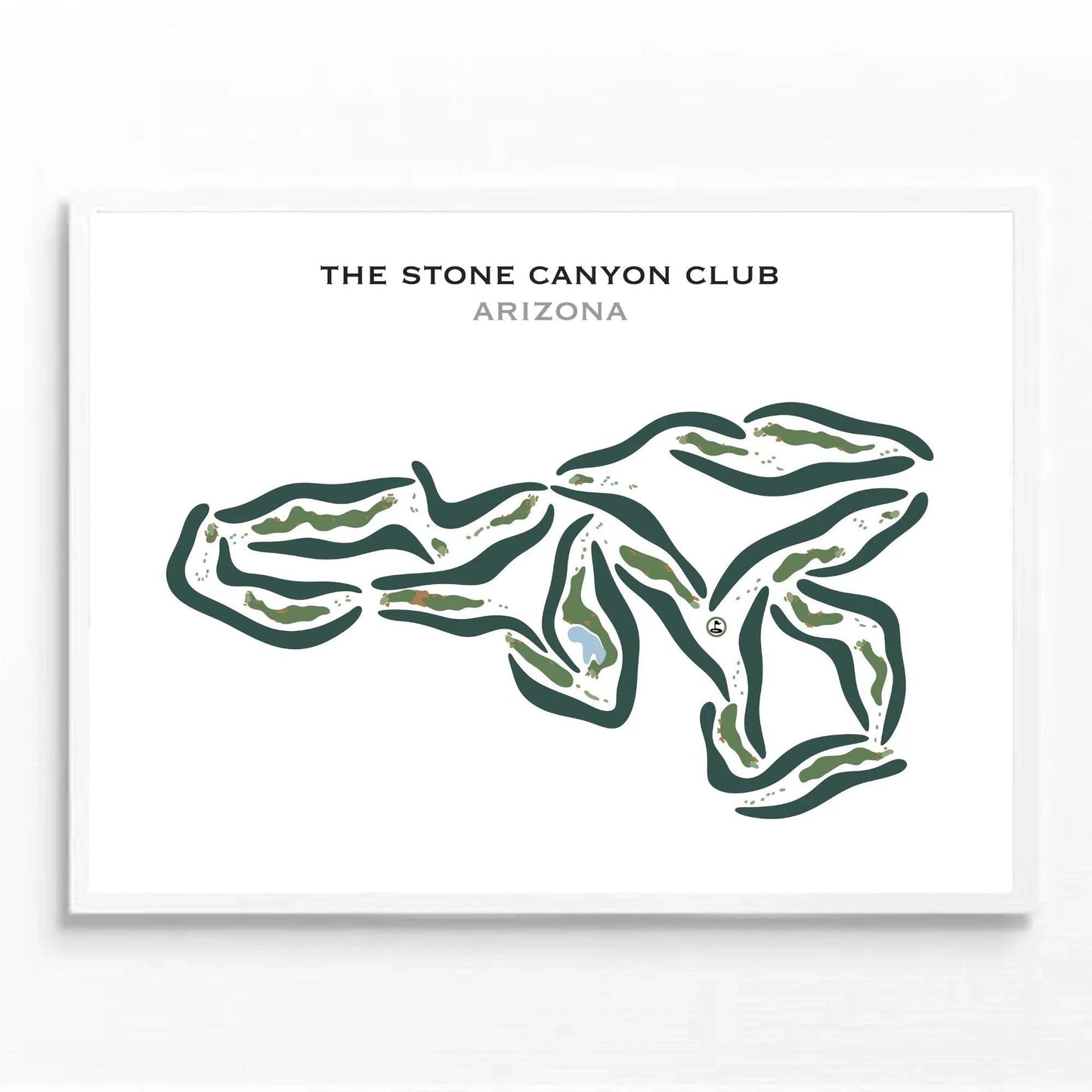 The Stone Canyon Club, Arizona - Printed Golf Courses