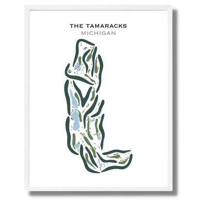 The Tamaracks, Michigan - Printed Golf Courses