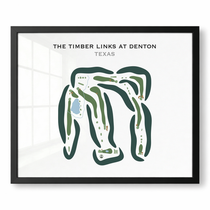 The Timber Links at Denton, Texas - Printed Golf Courses