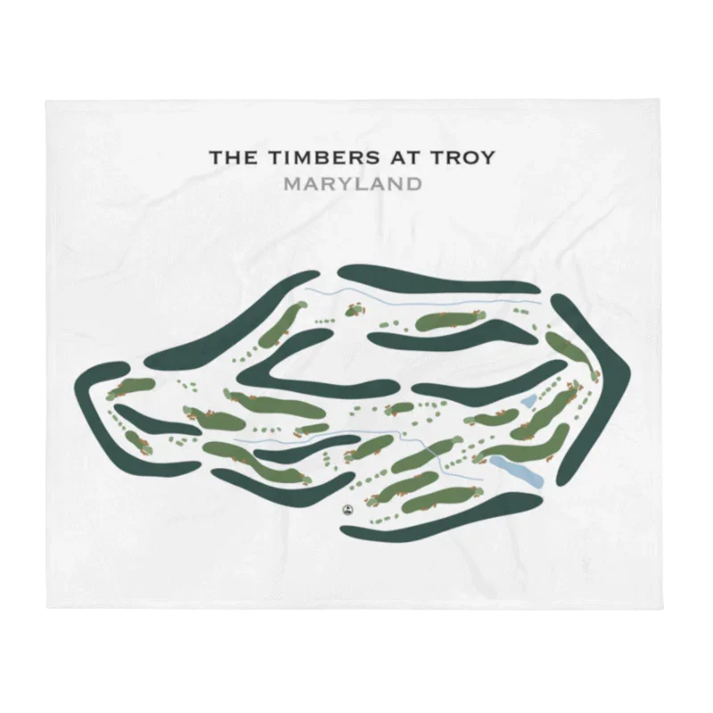The Timbers At Troy, Maryland - Printed Golf Courses