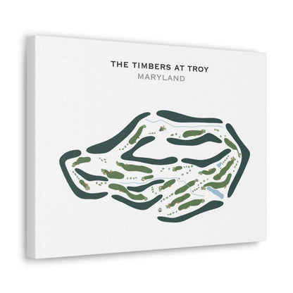 The Timbers At Troy, Maryland - Printed Golf Courses