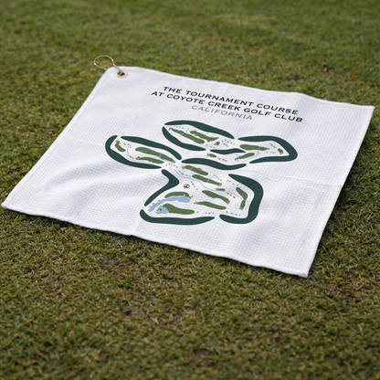 The Tournament Course at Coyote Creek Golf Club, California - Printed Golf Courses