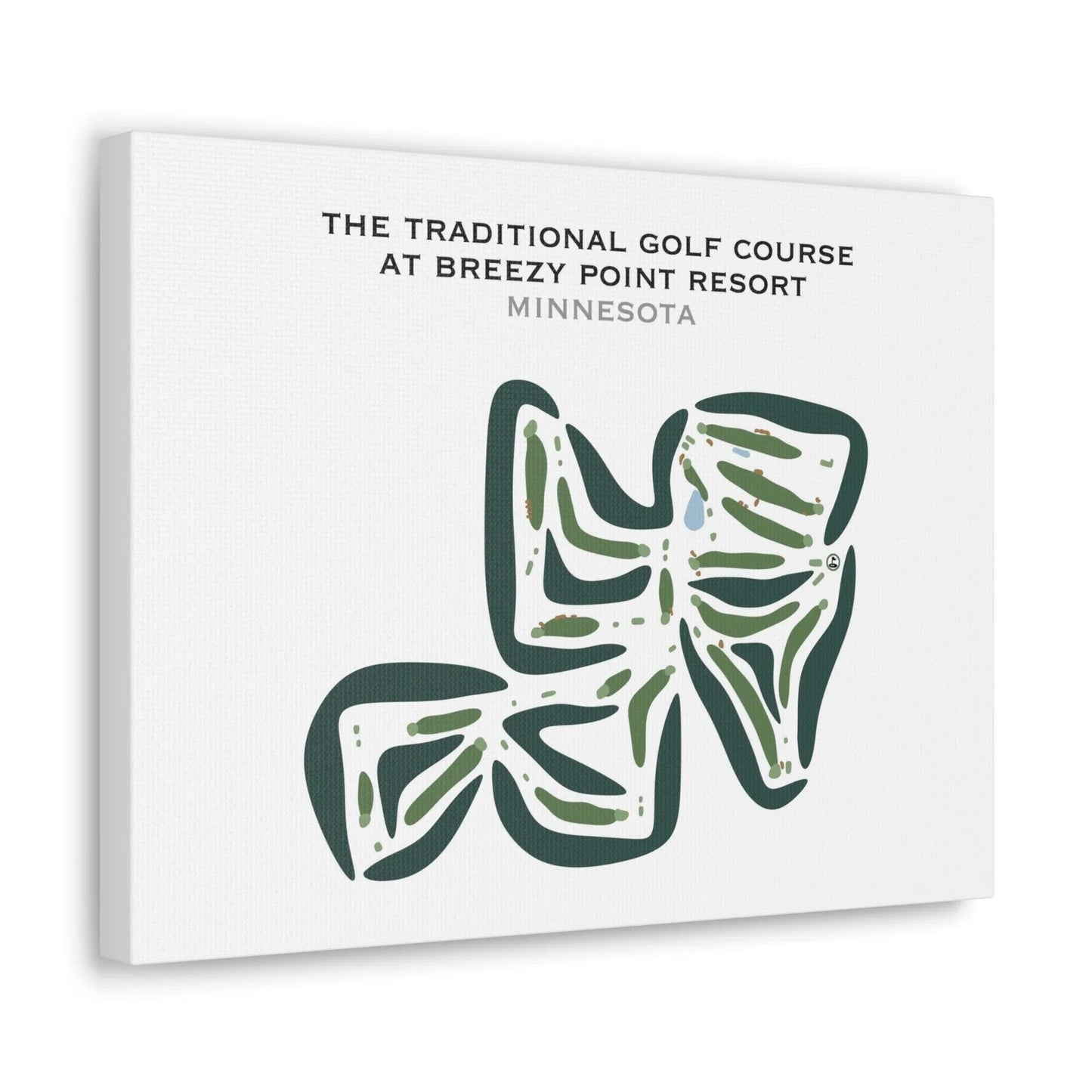 Traditional Golf Course at Breezy Point Resort, Minnesota - Printed Golf Courses