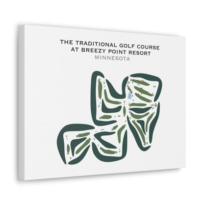 Traditional Golf Course at Breezy Point Resort, Minnesota - Printed Golf Courses