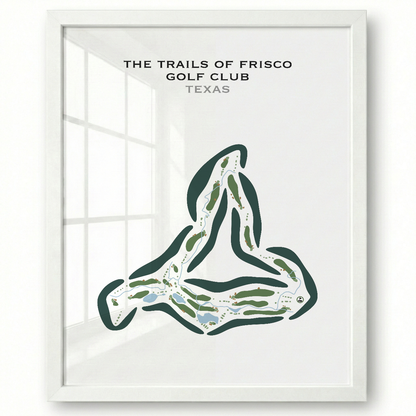 The Trails of Frisco Golf Club, Texas - Printed Golf Courses