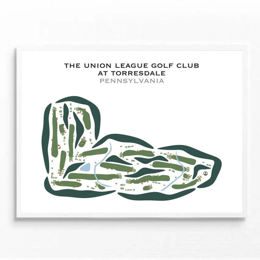 The Union League Golf club at Torresdale, Pennsylvania - Printed Golf Courses