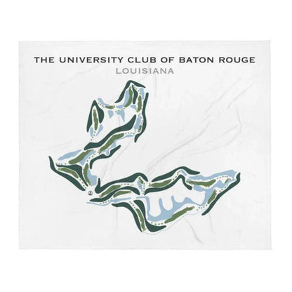 The University Club of Baton Rouge, Louisiana - Printed Golf Courses