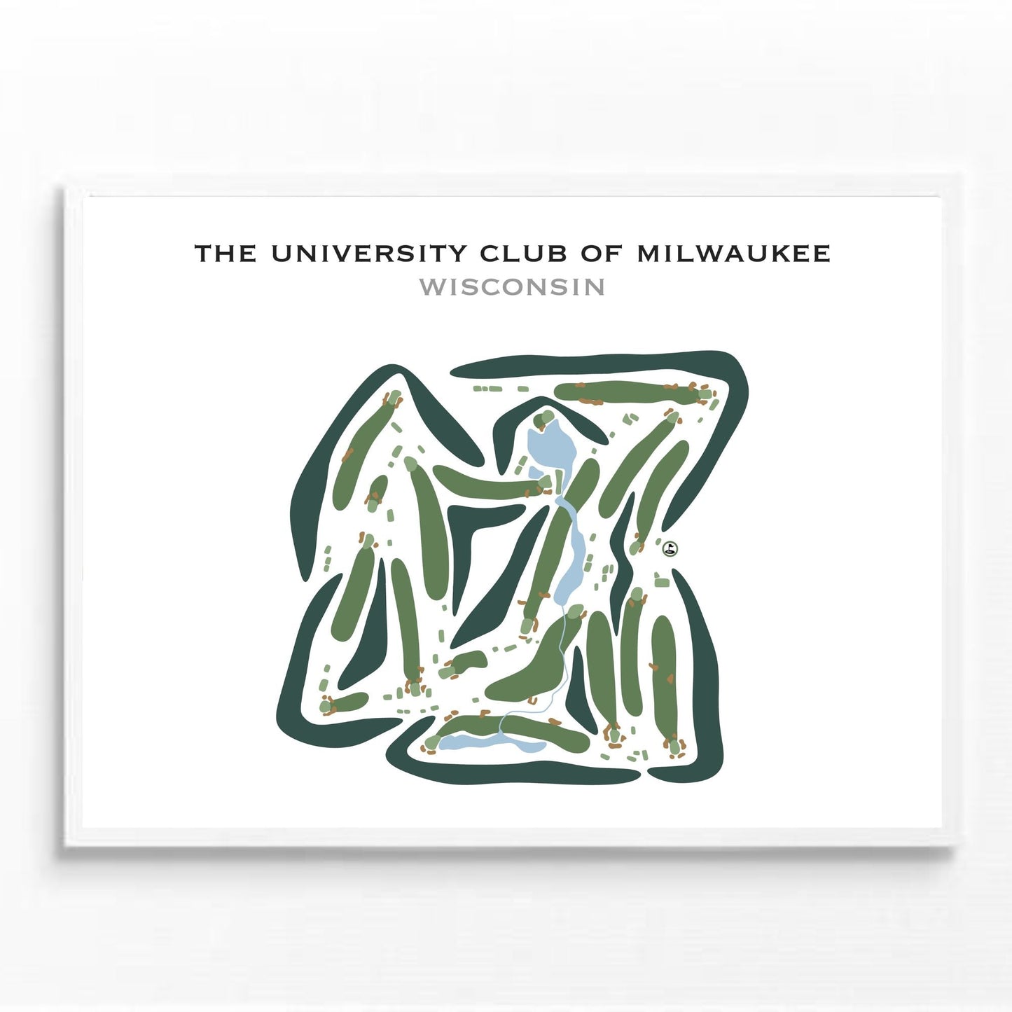 The University Club of Milwaukee, Wisconsin - Printed Golf Courses