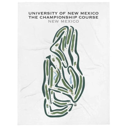 University of New Mexico The Championship Golf Course, New Mexico - Printed Golf Courses