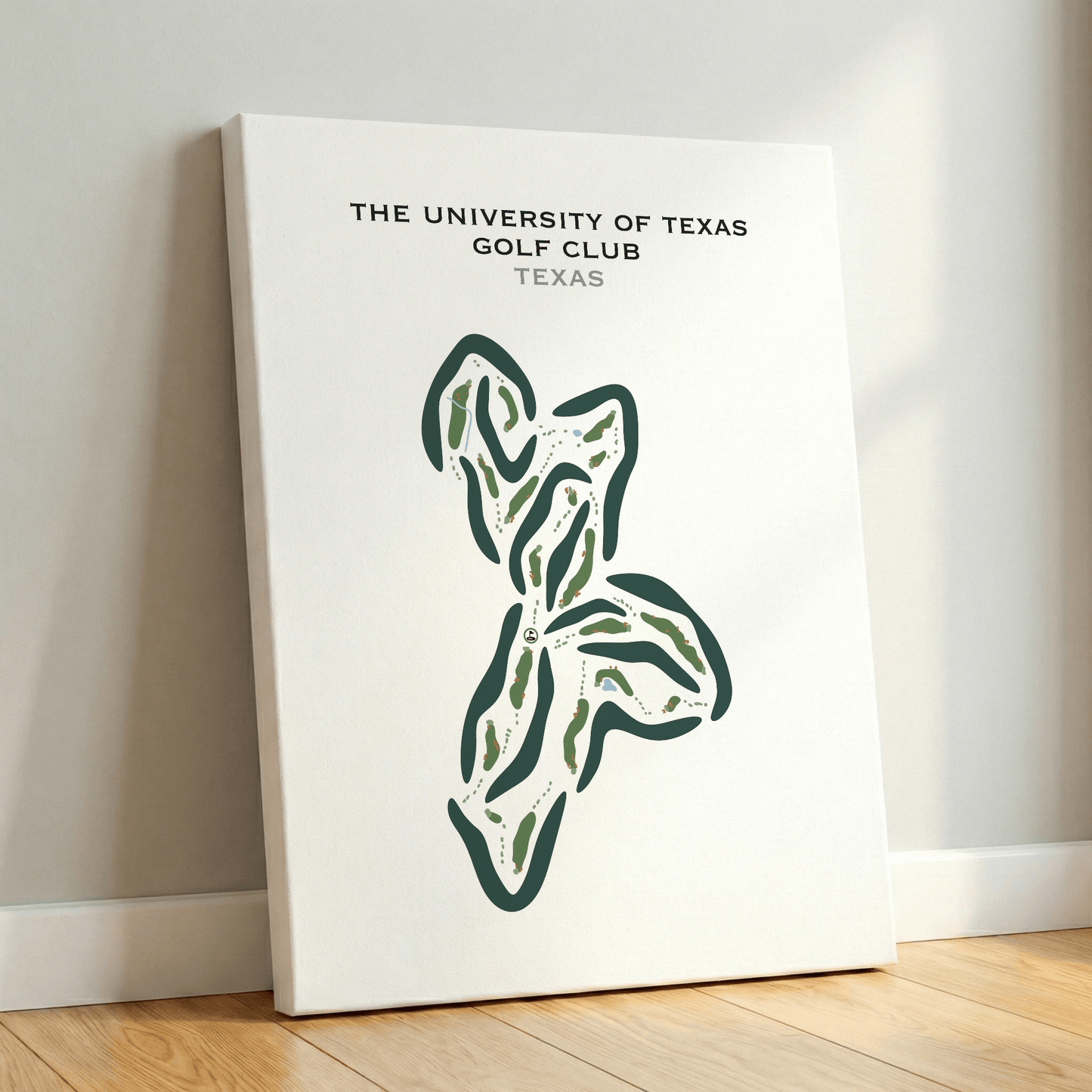 The University of Texas Golf Club, Texas - Printed Golf Courses