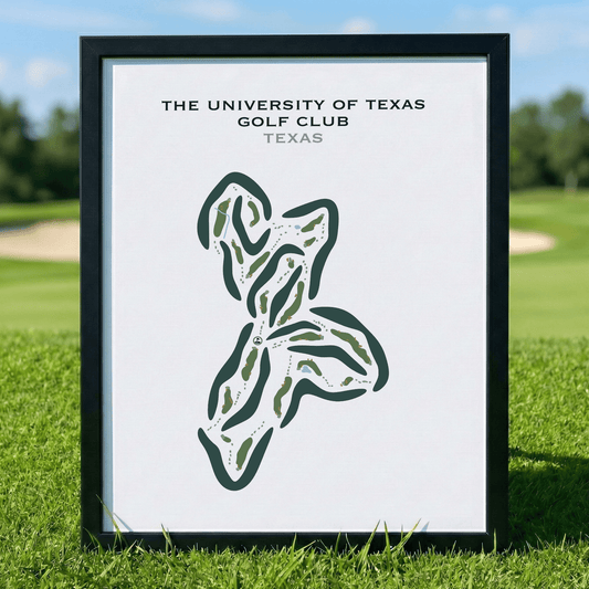 The University of Texas Golf Club, Texas - Printed Golf Courses