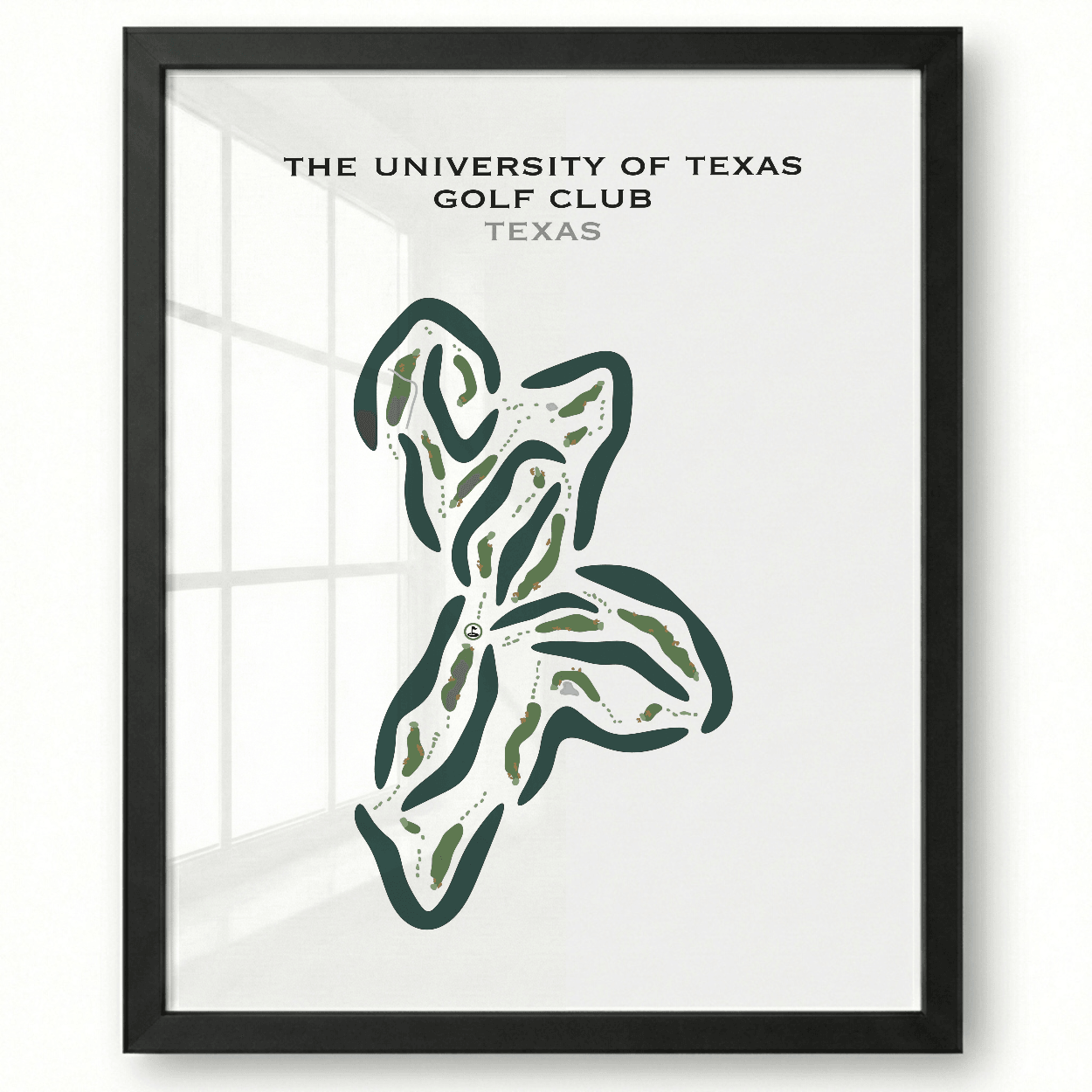 The University of Texas Golf Club, Texas - Printed Golf Courses