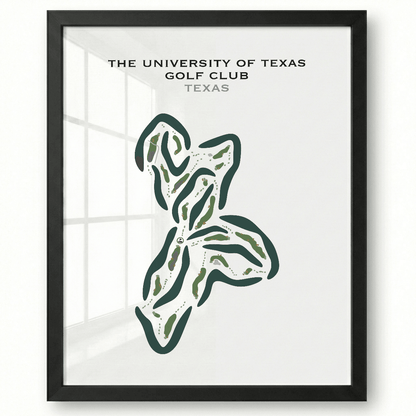 The University of Texas Golf Club, Texas - Printed Golf Courses