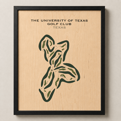 The University of Texas Golf Club, Texas - Printed Golf Courses
