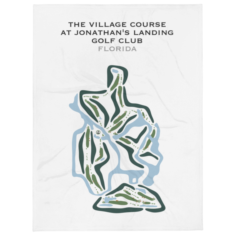The Old Village Course at Jonathan's Landing Golf Club, Florida - Printed Golf Courses