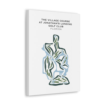 The Old Village Course at Jonathan's Landing Golf Club, Florida - Printed Golf Courses