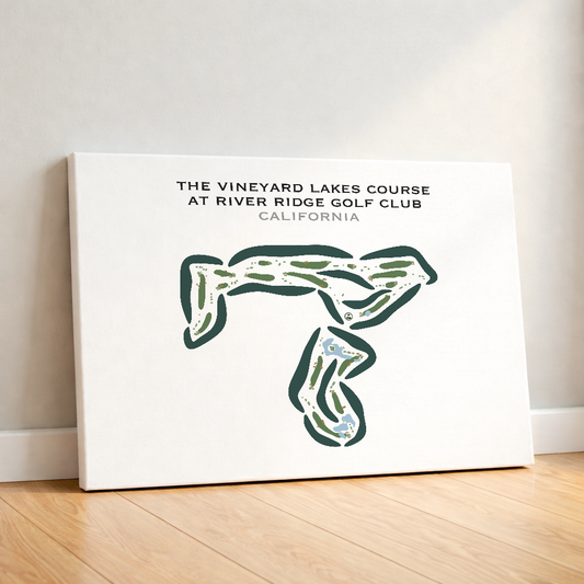 The Vineyard Course at River Ridge Golf Club, California - Printed Golf Courses