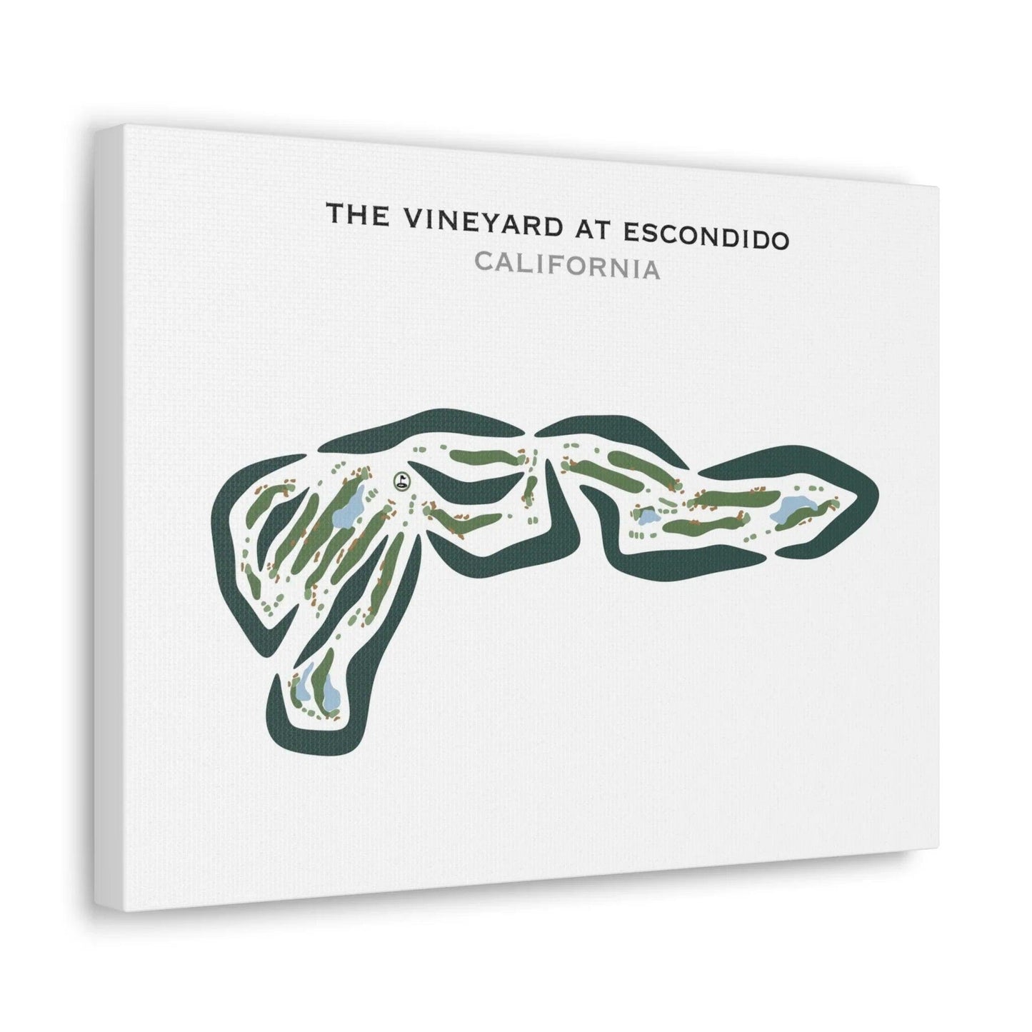 The Vineyard at Escondido, California - Printed Golf Courses