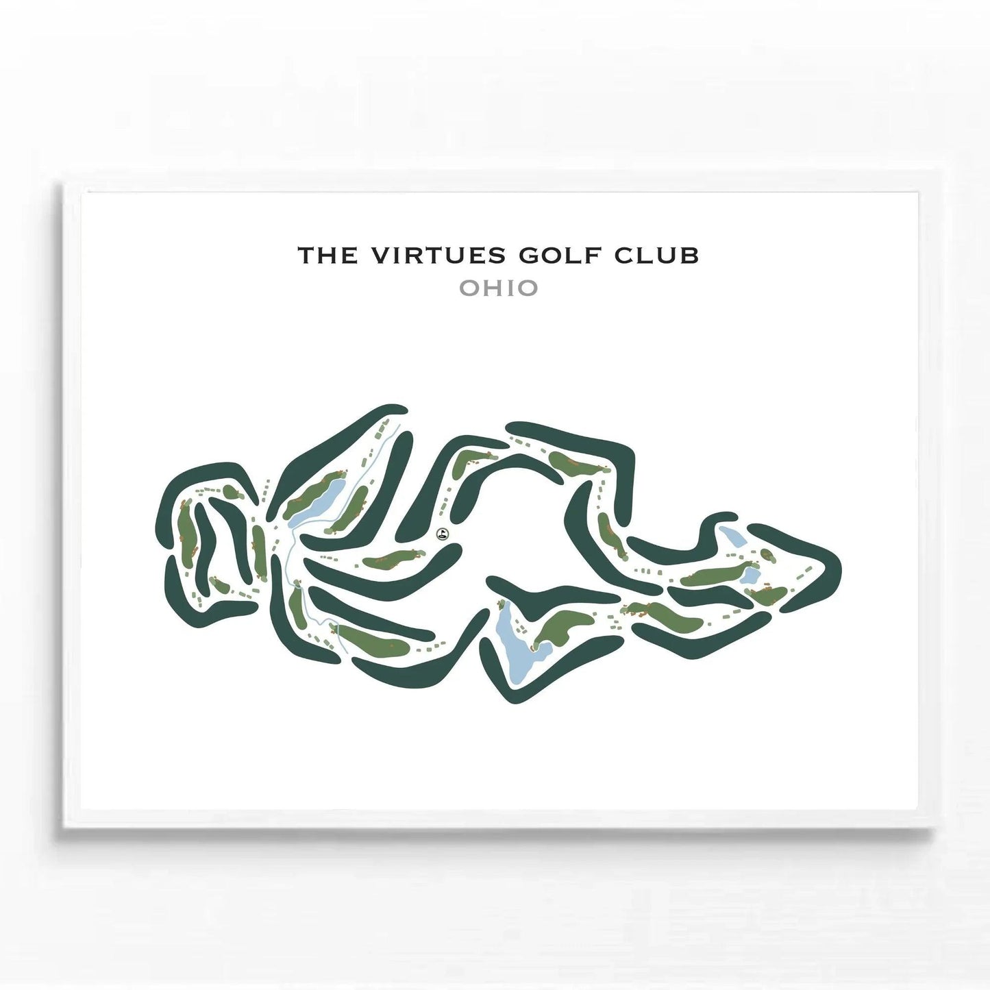 The Virtues Golf Club, Ohio - Printed Golf Courses