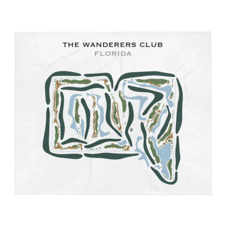 The Wanderers Club, Florida - Printed Golf Courses