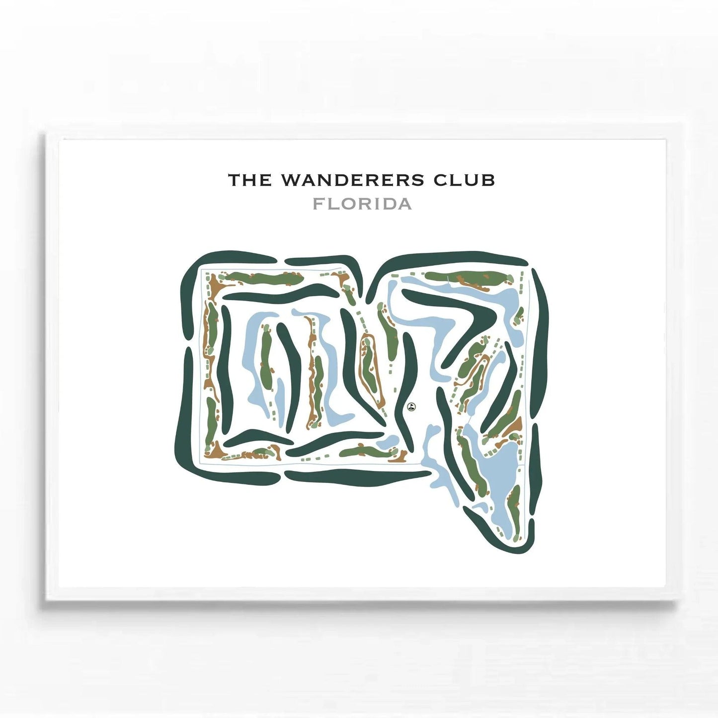 The Wanderers Club, Florida - Printed Golf Courses