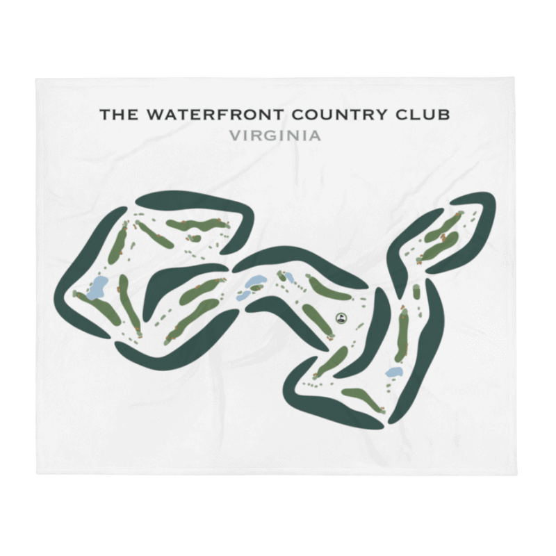 Waterfront Country Club, Virginia - Printed Golf Courses