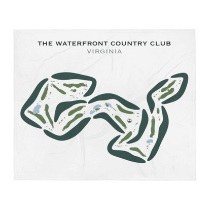 Waterfront Country Club, Virginia - Printed Golf Courses