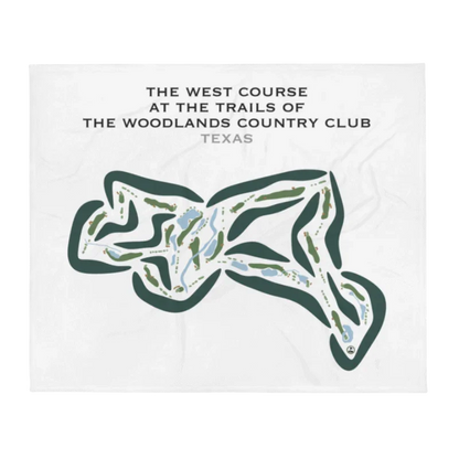 The West Course - The Golf Trails at The Woodlands, Texas - Printed Golf Courses