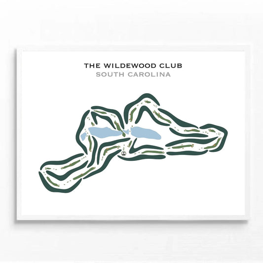 Wildewood Club, South Carolina - Printed Golf Courses