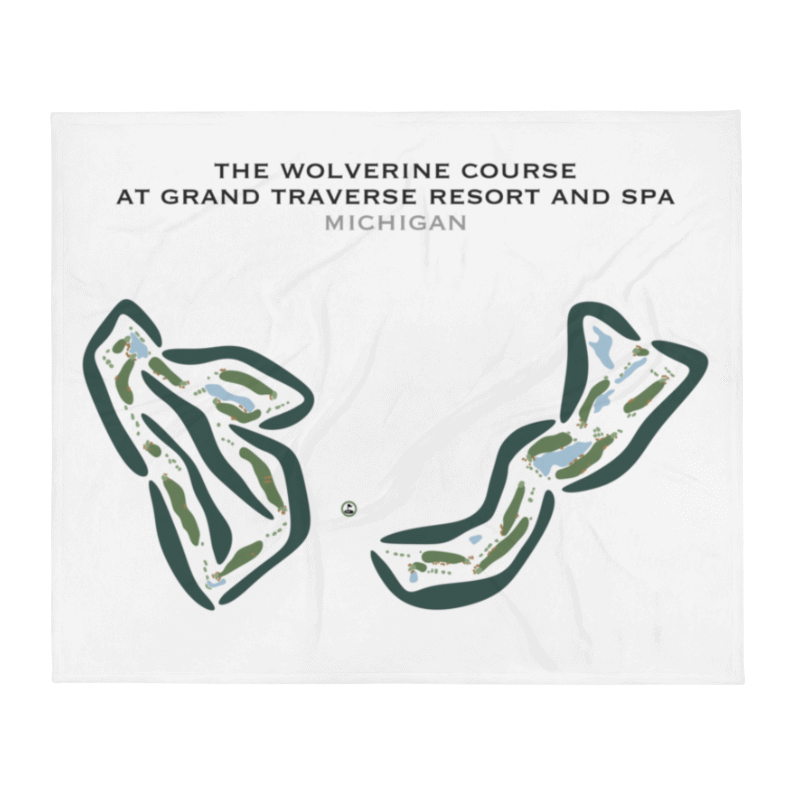 The Wolverine Golf Course at Grand Traverse Resort and Spa, Michigan - Printed Golf Courses