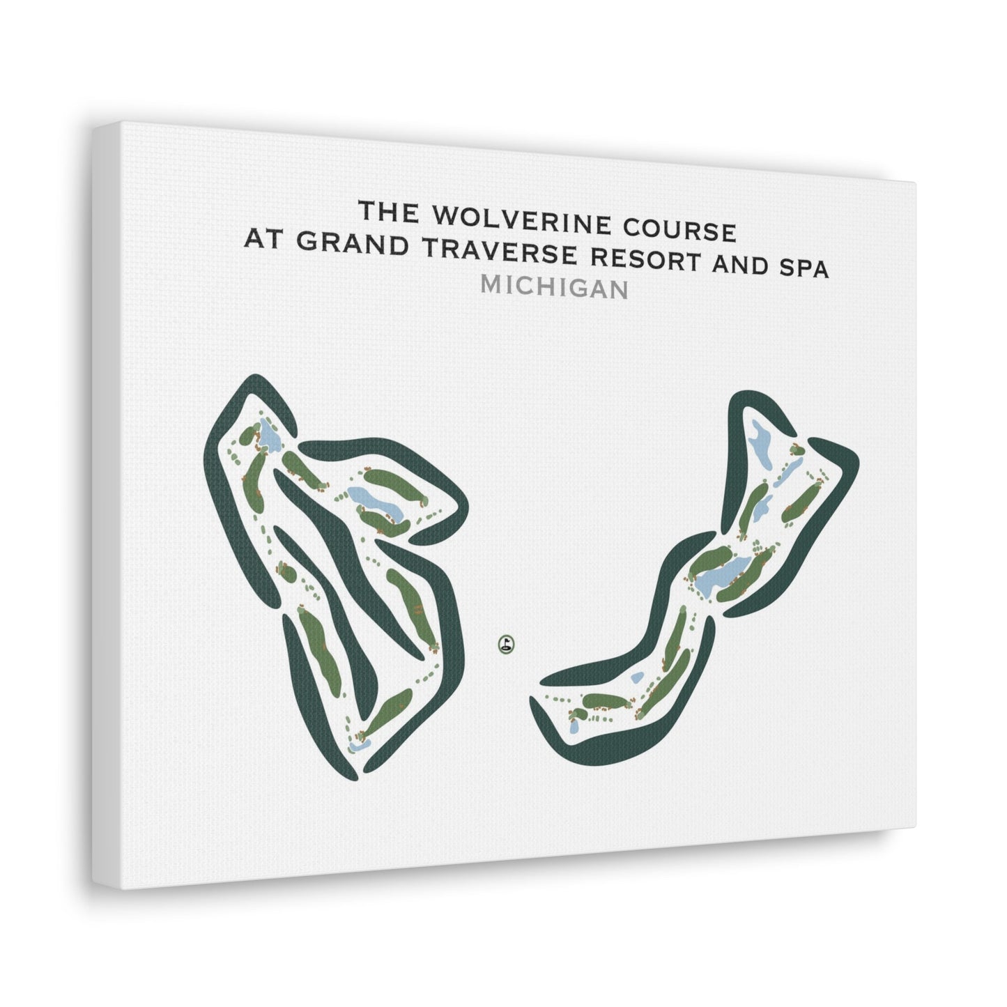 The Wolverine Golf Course at Grand Traverse Resort and Spa, Michigan - Printed Golf Courses