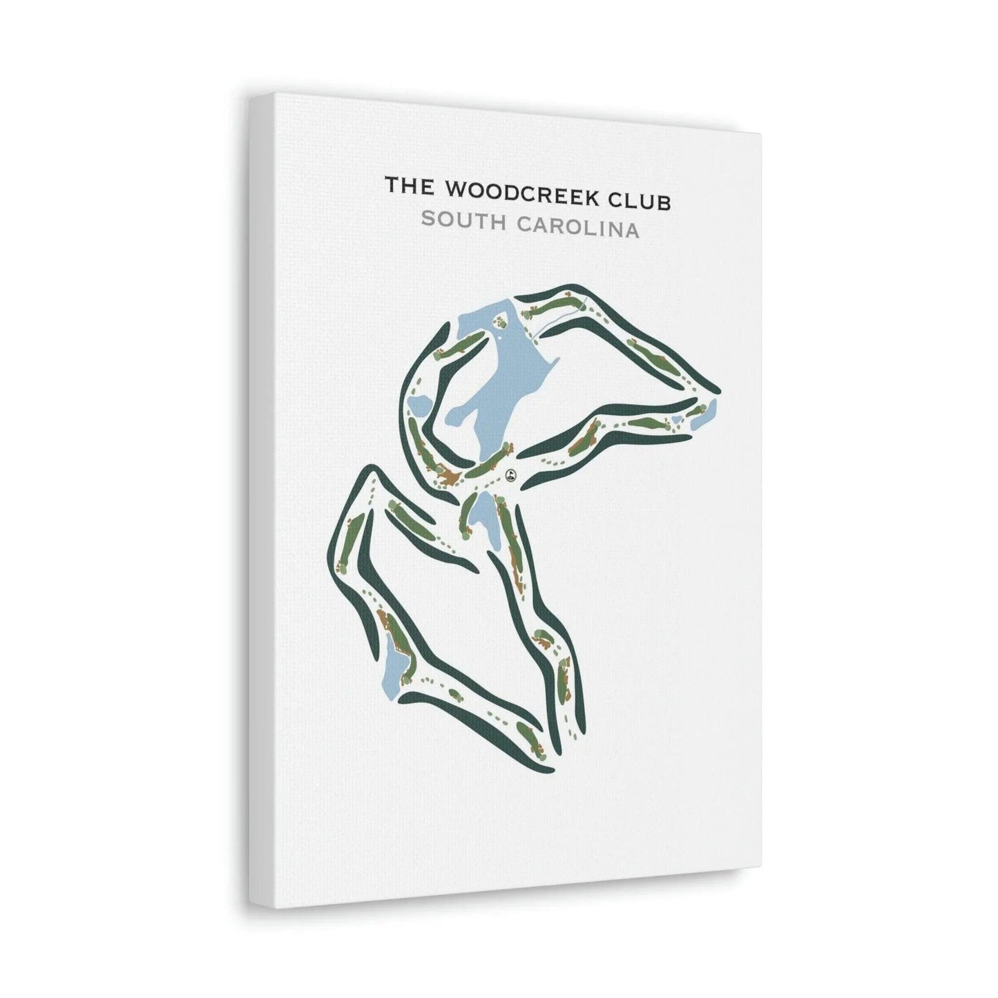 The Woodcreek Club, South Carolina - Printed Golf Courses