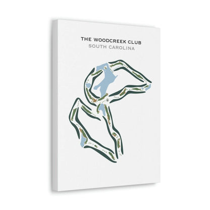 The Woodcreek Club, South Carolina - Printed Golf Courses