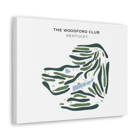The Woodford Club, Kentucky - Printed Golf Course