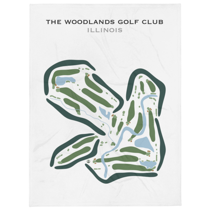 The Woodlands Golf Club, Illinois - Printed Golf Courses