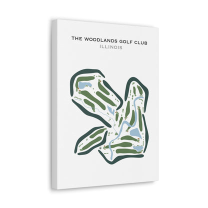 The Woodlands Golf Club, Illinois - Printed Golf Courses