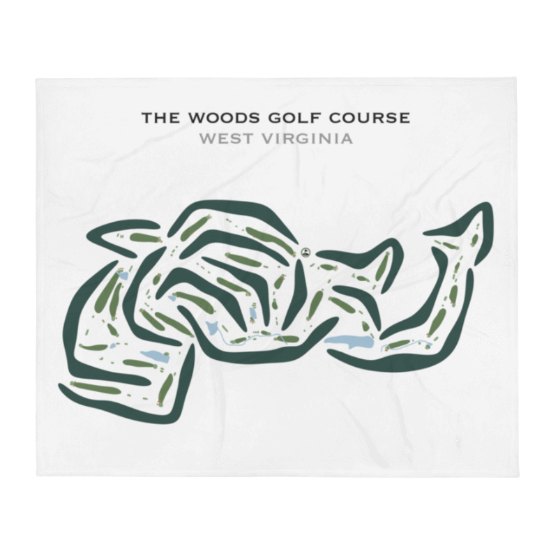 The Woods Golf Course, West Virginia - Printed Golf Courses