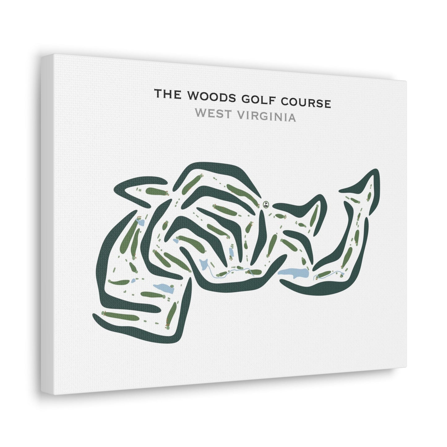 The Woods Golf Course, West Virginia - Printed Golf Courses