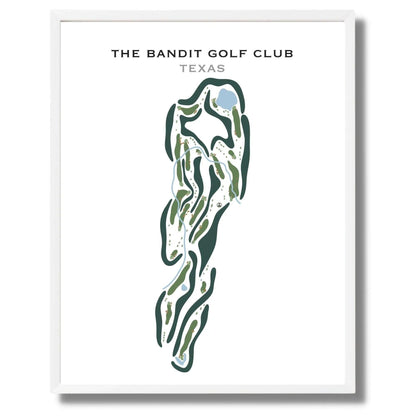 The Bandit Golf Club, Texas - Printed Golf Courses