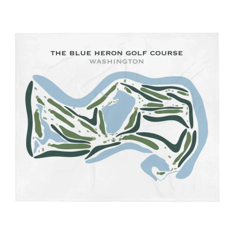 The Blue Heron Golf Course, Washington - Printed Golf Courses