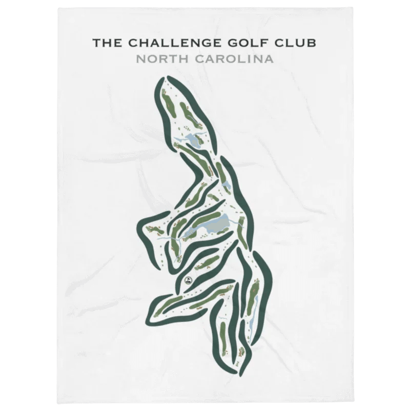 The Challenge Golf Club, Graham North Carolina - Printed Golf Courses