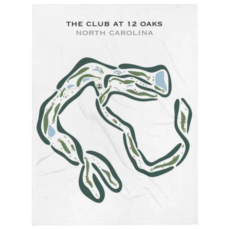 The Club at 12 Oaks, North Carolina - Printed Golf Courses