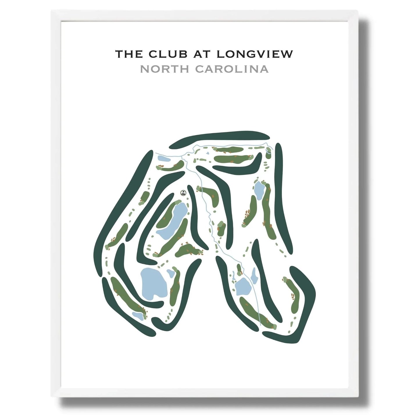 The Club at Longview, North Carolina - Printed Golf Courses