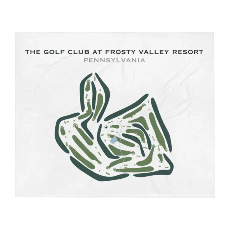 The Golf Club At Frosty Valley Resort, Pennsylvania - Printed Golf Courses