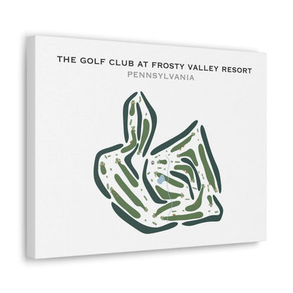 The Golf Club At Frosty Valley Resort, Pennsylvania - Printed Golf Courses