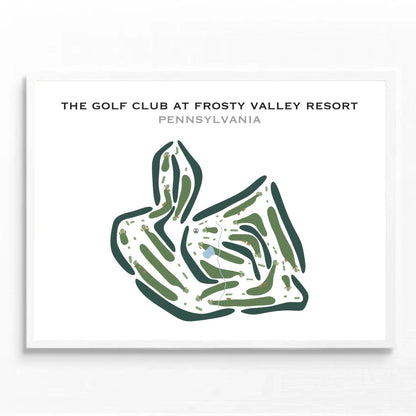 The Golf Club At Frosty Valley Resort, Pennsylvania - Printed Golf Courses