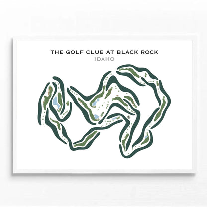 The Golf Club At Black Rock, Idaho - Printed Golf Courses