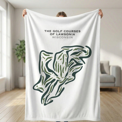 The Golf Courses of Lawsonia, Wisconsin - Printed Golf Courses
